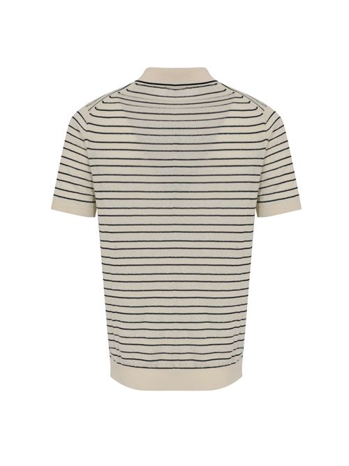 Polo in cotone a righe ROBERTO COLLINA | 261MYA4302402